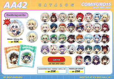 Genshin Impact Unofficial Pin Designs